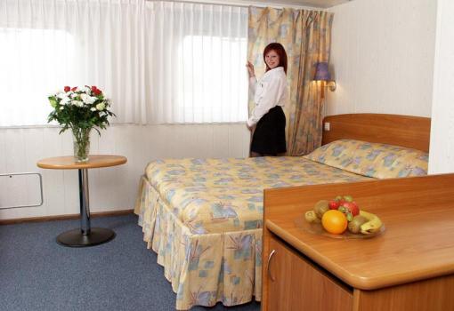 Una de las amplias Cabinas DeLuxe